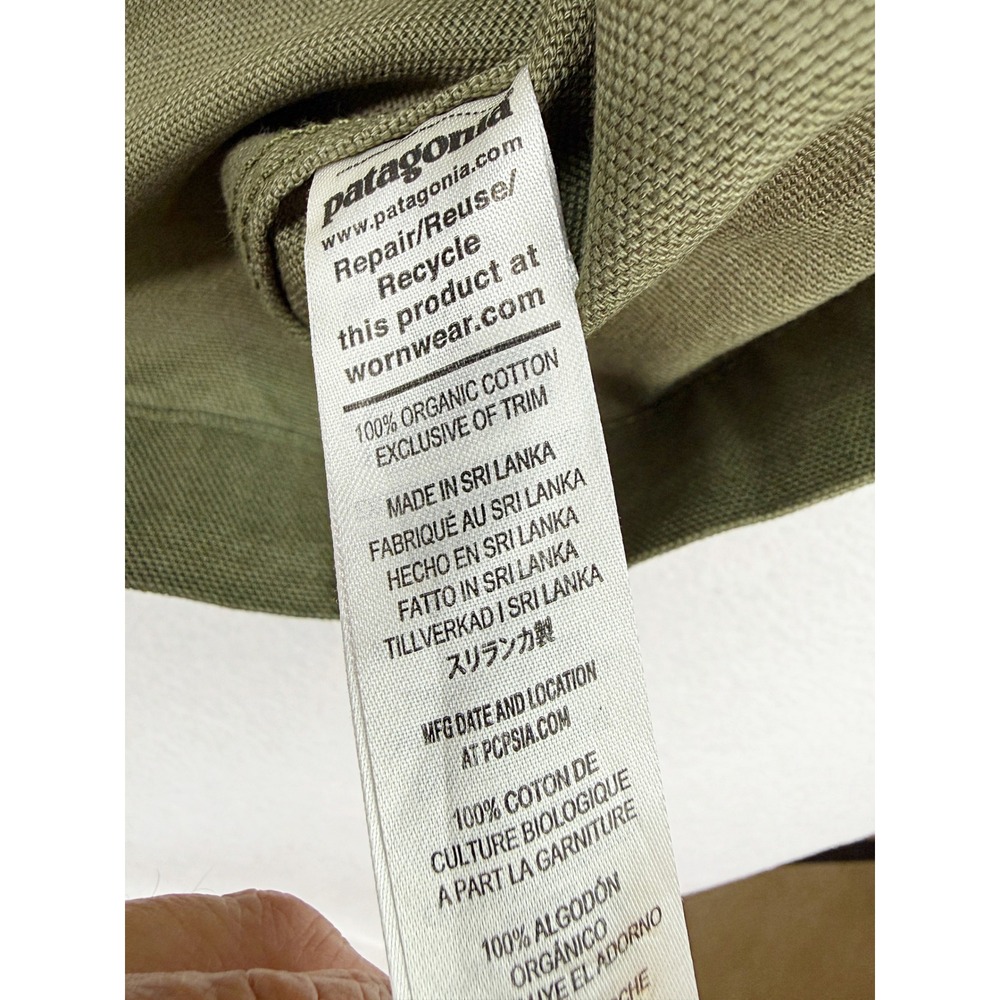Patagonia Point Reyes Canvas Coat Size L Womens Basin Green 20255, NEW - Picture 8 of 9